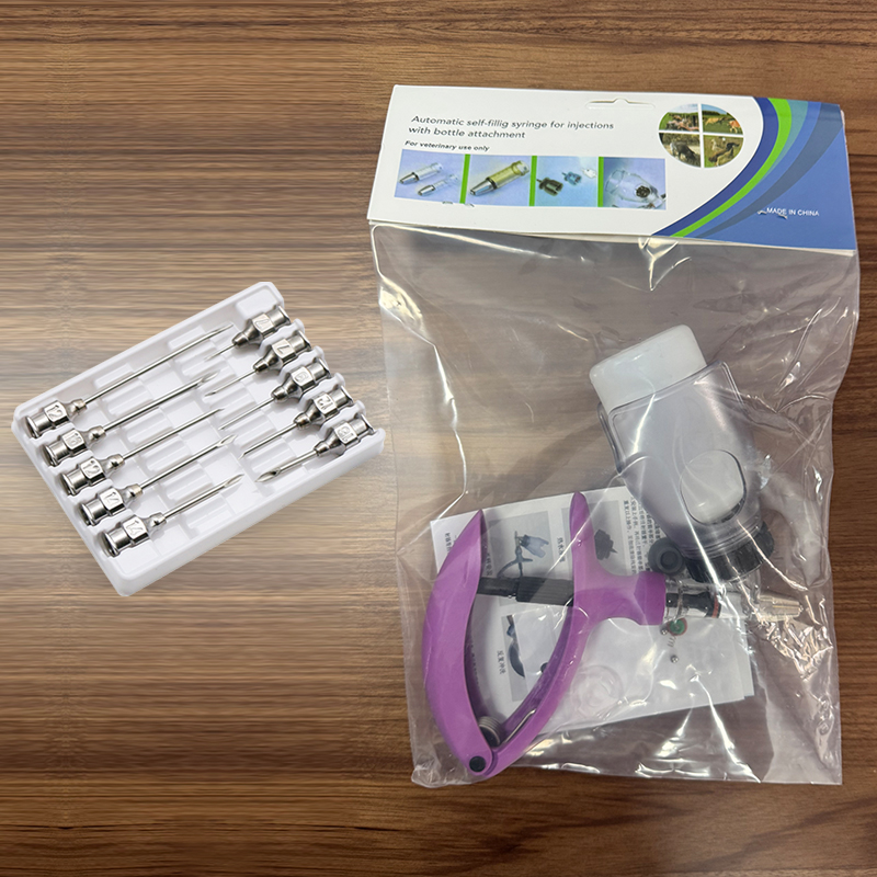 Veterinary Syringe Gun - 1 Pc 2/5ml Automatic Veterinary Continuous