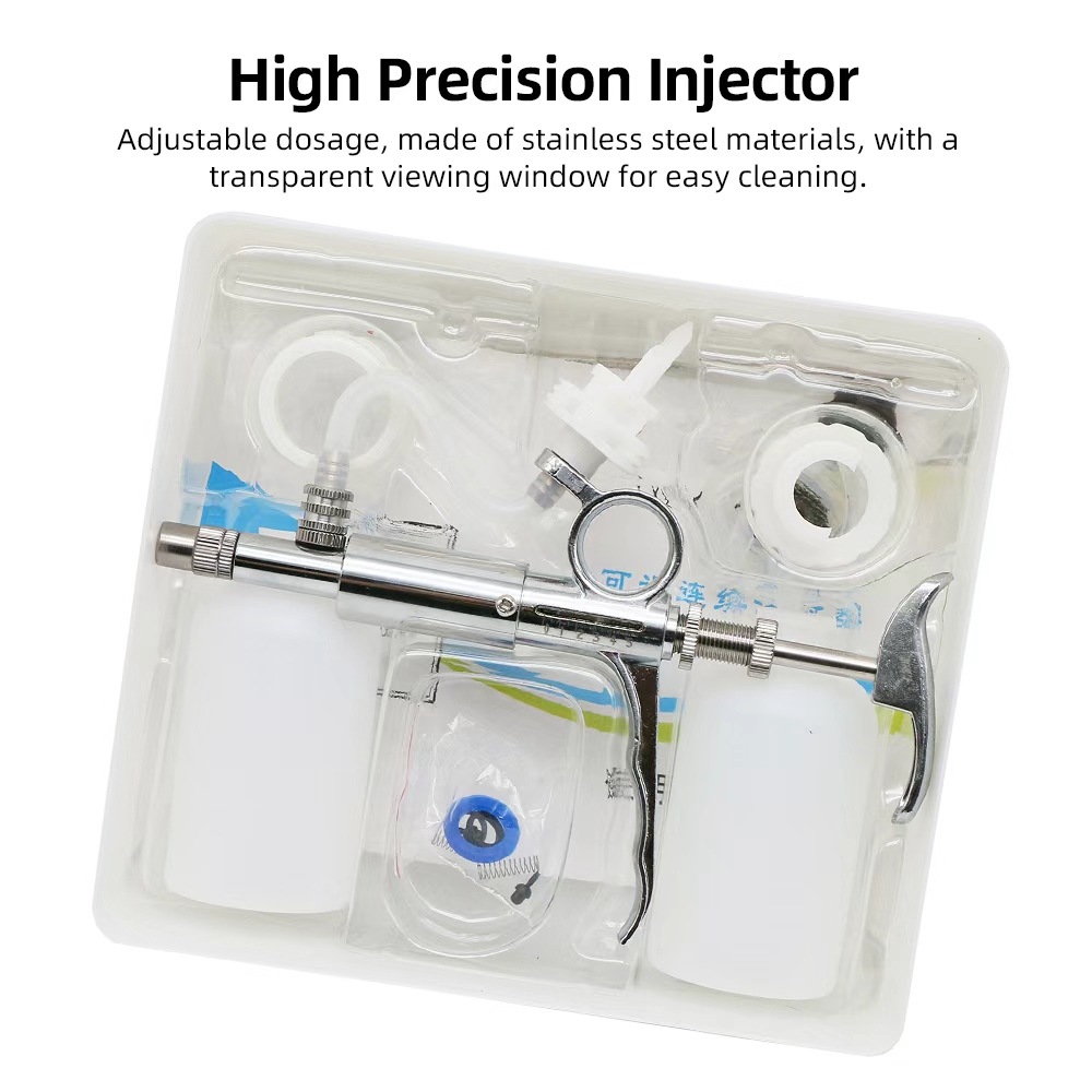 Veterinary Syringe Gun - 1 Pcs 5ml Livestock Automatic Continuous