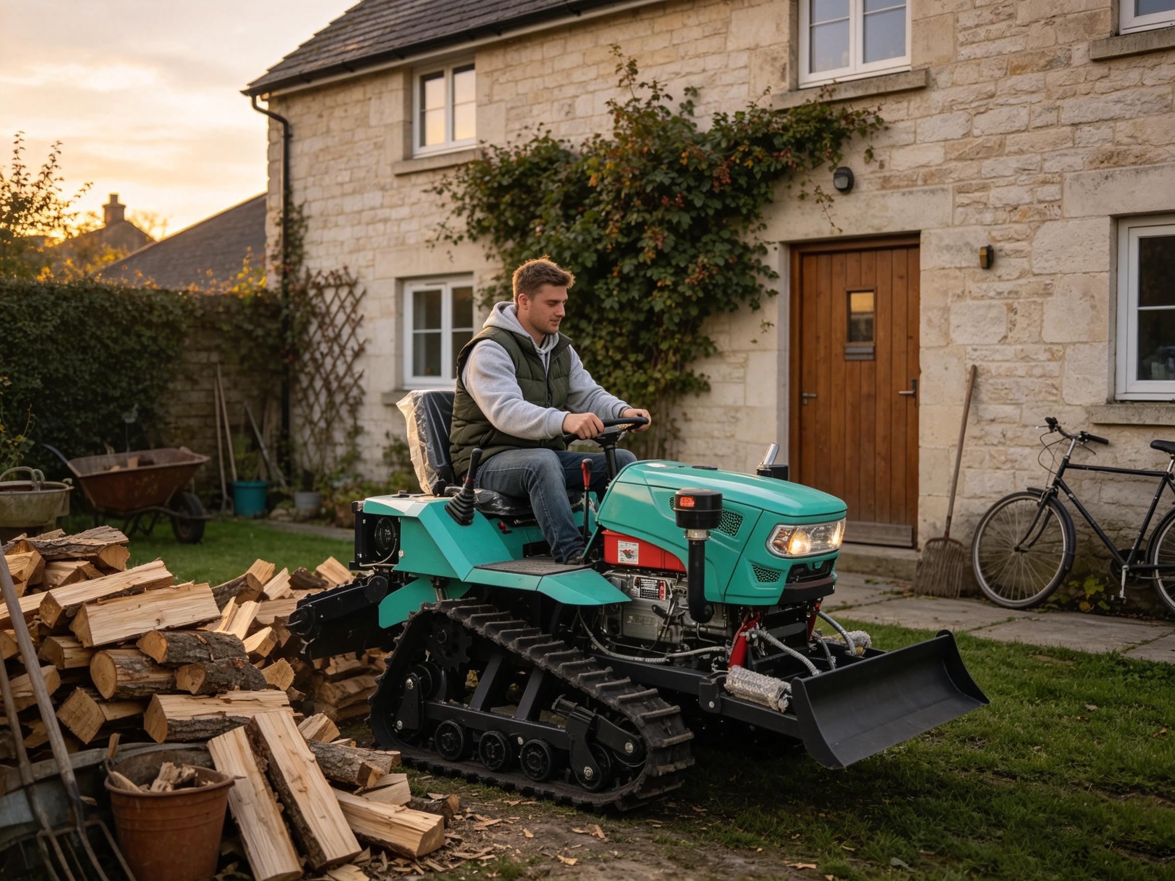 Agriculture.Farming Design - 45HP Diesel Crawler Agricultural Tractor Compact