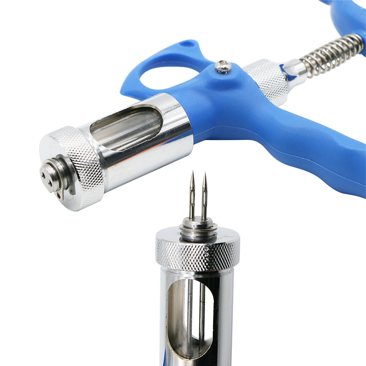 1 Pc 5ml Double Needle Poultry - Veterinary Syringe Gun recension och pris