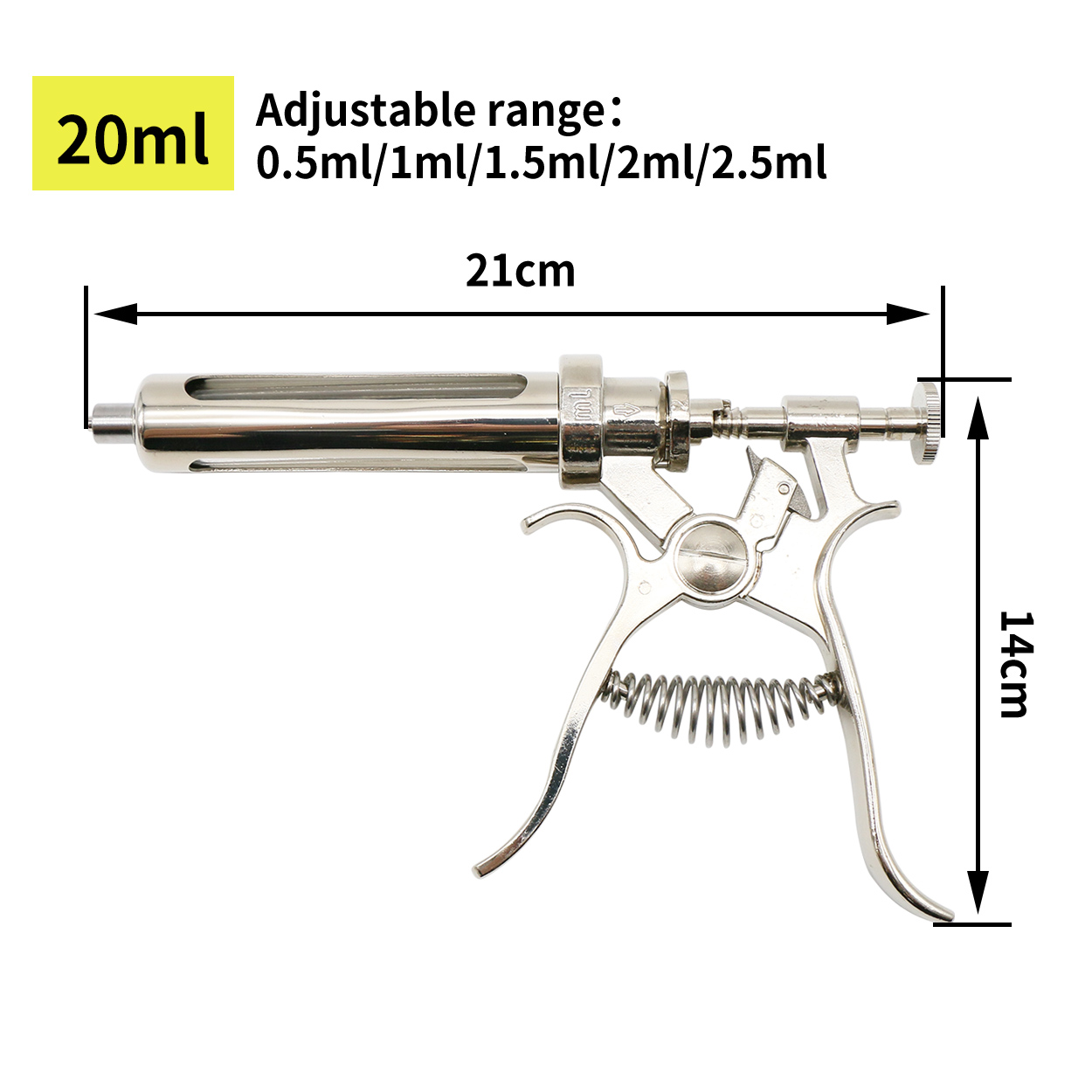 10-50ml Veterinary Continuos S - Veterinary Syringe Gun recension och pris