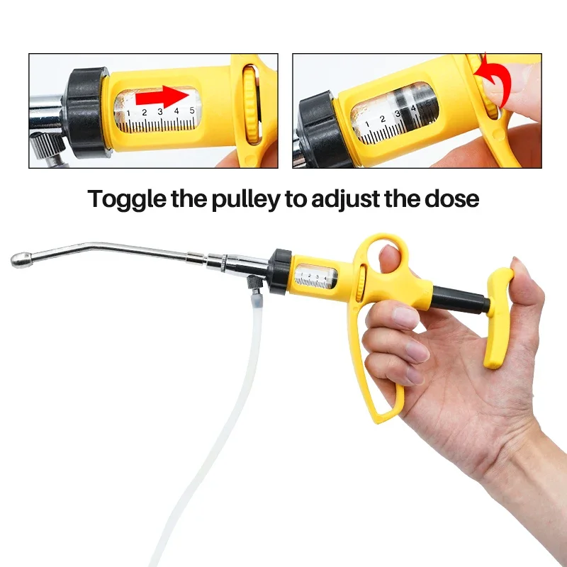 1 Pc Livestock Continuous Inje - Veterinary Syringe Gun recension och pris