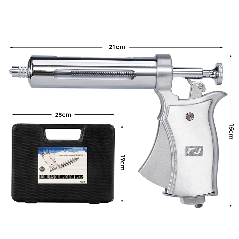 50ml Stainless Steel Semi-Auto - Veterinary Syringe Gun recension och pris