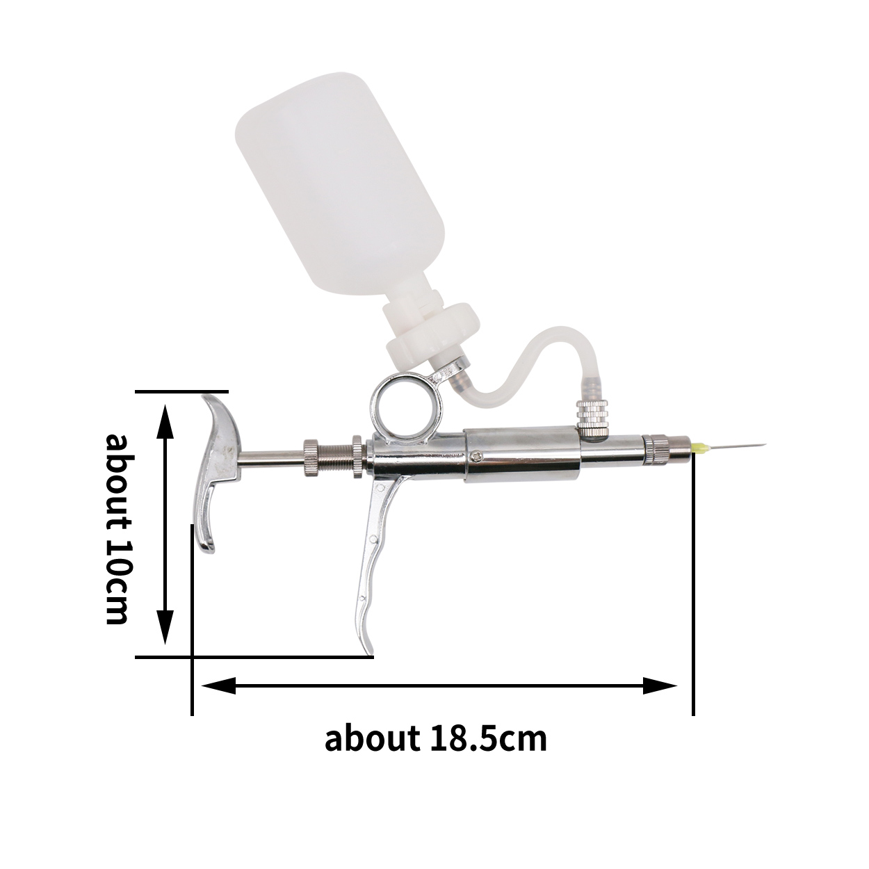 1 Pcs 5ml Livestock Automatic  - Veterinary Syringe Gun recension och pris