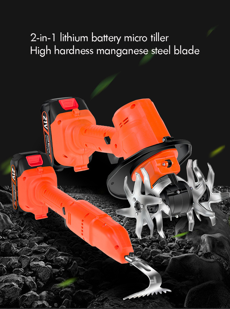 Cordless Electric Tiller 1.5Ah - Farming Equipment For Agriculture recension och pris