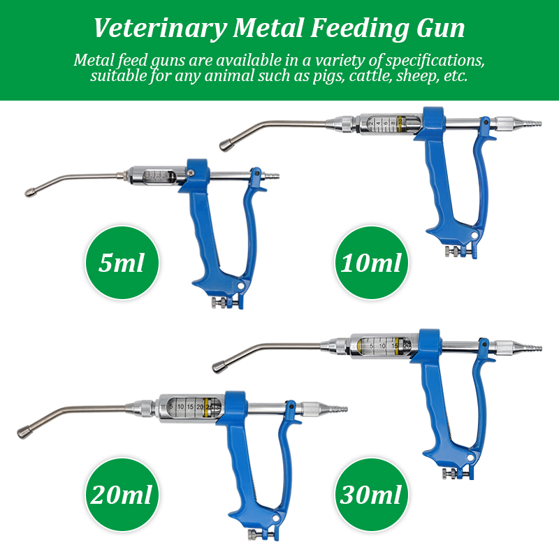 5/10/20/30ml Animals Metal Dre - Veterinary Syringe Gun recension och pris